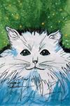 "Jezebella" - Cosmic Cat art by Renee Ekleberry