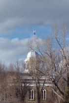 God Bless America - and Nevada! Carson City, Nevada State Capitol Building from the Legislative Break Room