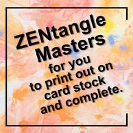 ZENtangle Masters for you to print & color