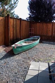 Canoe Garden (raised for easy gardening)
