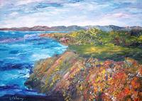 Lake Tahoe Sierra Art Painting by Renee Ekleberry