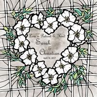 Custom Personalized Wedding Art by Renee Ekleberry